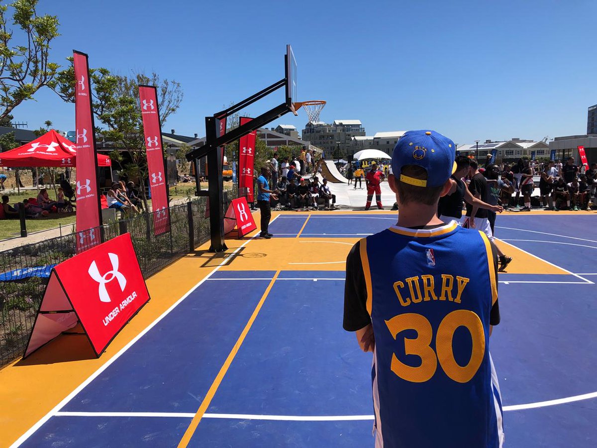 underarmourza's tweet image. It went down yesterday @ the @VandAWaterfront Battery Park opening! We saw some of SA's best basketball talent take each other on in our 3-on-3 tournament! #ChaosUnleashed