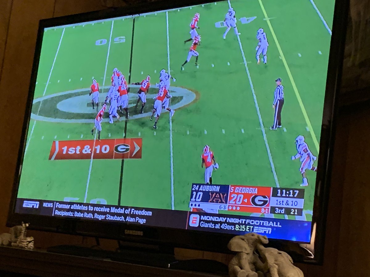 grantdotson16's tweet photo. SEC baby💪 @AuburnFootball @UGAAthletics in a classic Dog Fight!! #lovesec https://t.co/iEjFjNhAZz