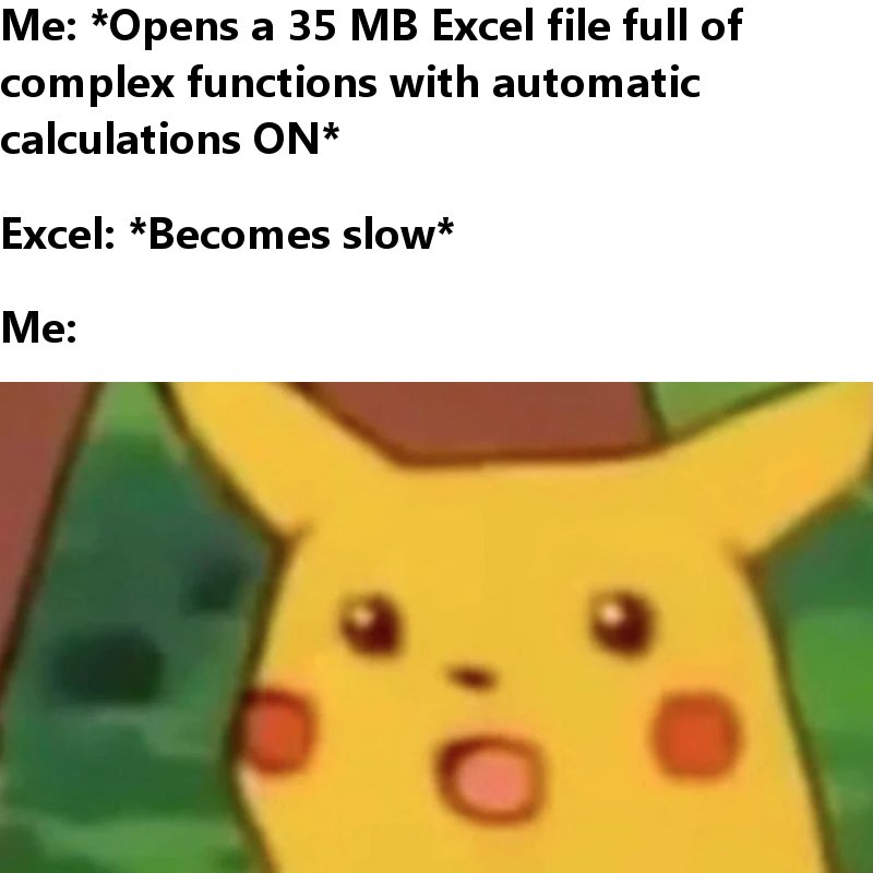 DecimalTurn's tweet image. #ExcelMemes