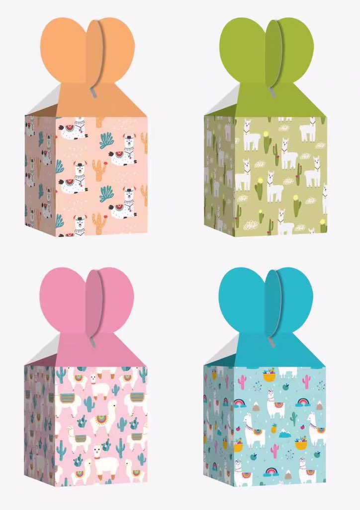 Tonglepacking's tweet image. LLAMA LOVE #diybox #diypaerbox #setupbox #candybox #chocolatebox #applebox #presentbox #stock #wholesale #yiwu #llama #hola