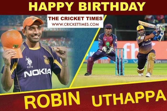 Happy Birthday, Robin Uthappa  