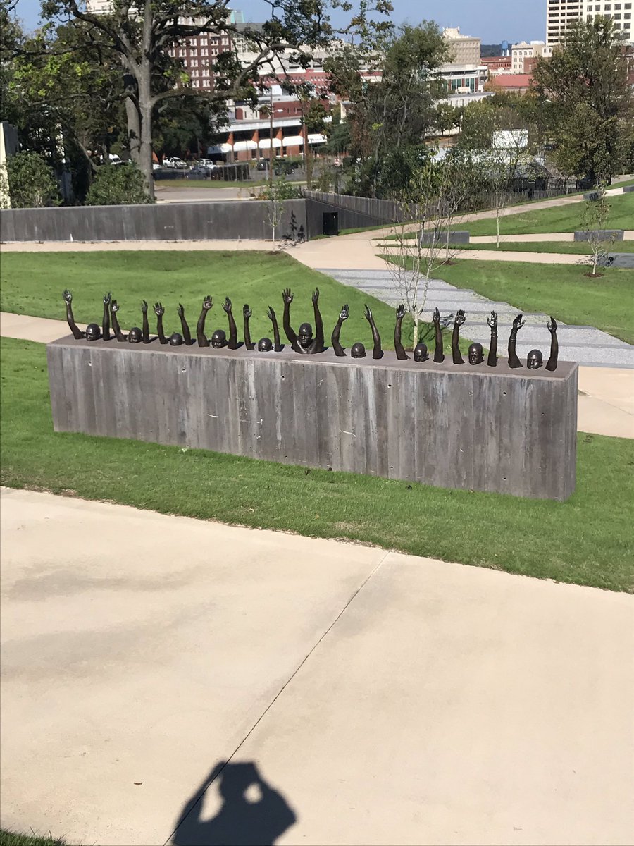MHCGriots's tweet photo. Today, along with our brothers, Morehouse history Club members travelled to Montgomery, Alabama. On this trip the young men visited the Black Lynching Memorial and Museum, as well as the former residence and church of our Morehouse Brother Dr.Martin Luther King Jr. https://t.co/FoqDpgxJlk