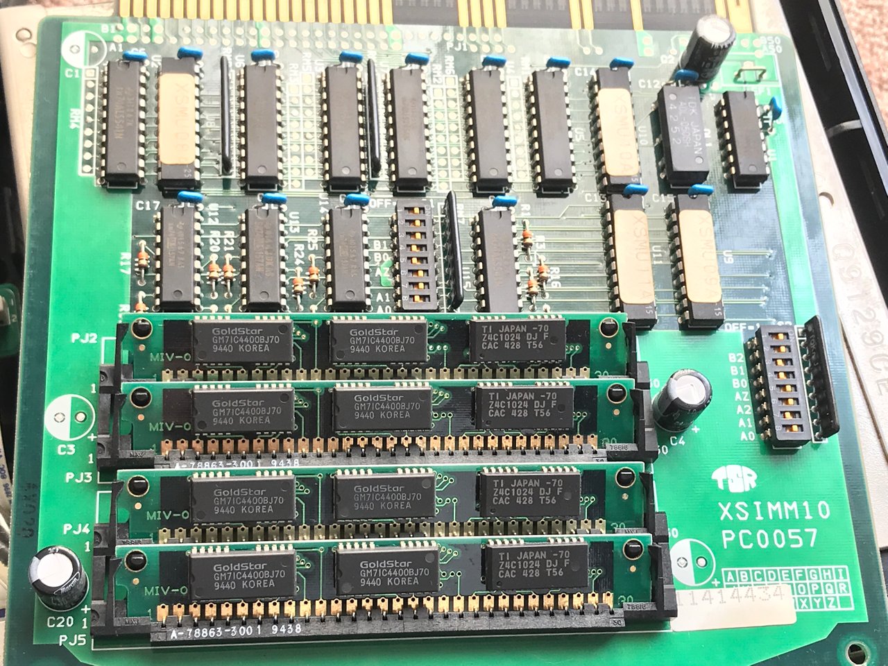 X68000 XSIMM10 増設メモリボード