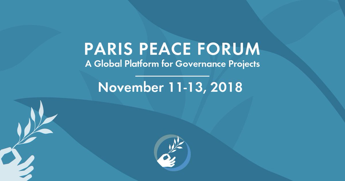 Are states heading in the right direction? In a few hours I’ll be sharing my opinion at the <a href="/ParisPeaceForum/">Paris Peace Forum</a>, which will bring international actors and world leaders together to find solutions to our world’s most pressing challenges. #StandForPeace