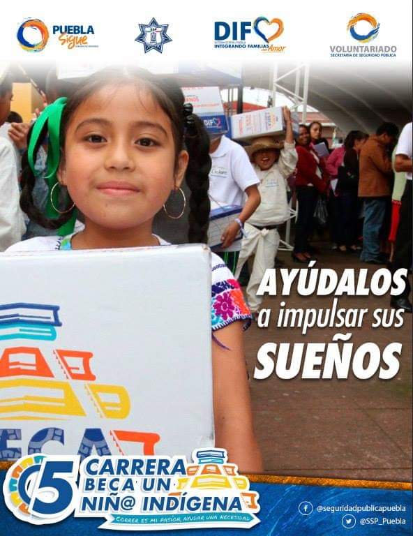 SSPCarrera's tweet photo. Tus mascotas pueden acompañarte a correr con nosotros. Participen juntos en la 5ª Carrera Beca un Niñ@ Indígena. ¡#CorreConCausa con @SSP_Puebla y @SEDIFPuebla, la niñez poblana te lo agradecerá! https://t.co/MpJmvzL4dY