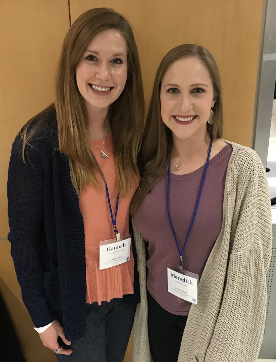MD/PhD Students Hannah Turbeville and Meredith Cobb at #SEMSS2018