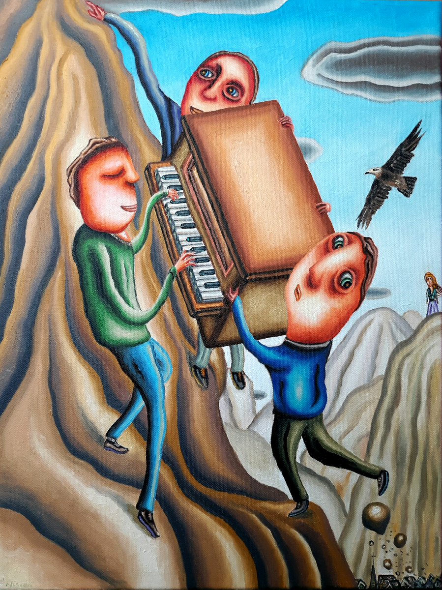 Marcelflisiuk's tweet photo. "Playing up the Mountain" 12x16 inch oil #Art #arte #artem #gallery #galleries #museum #music #konst #kunst #sztuka #painting #artist #obraz #obrazolejny #artystamalarz #atizay #ealain #taide #ubuciko #アート #ʻoihana #藝術 #فن #piano #אומנות #τέχνη #nghệthuật #Művészet https://t.co/Zd6MWWe6ys