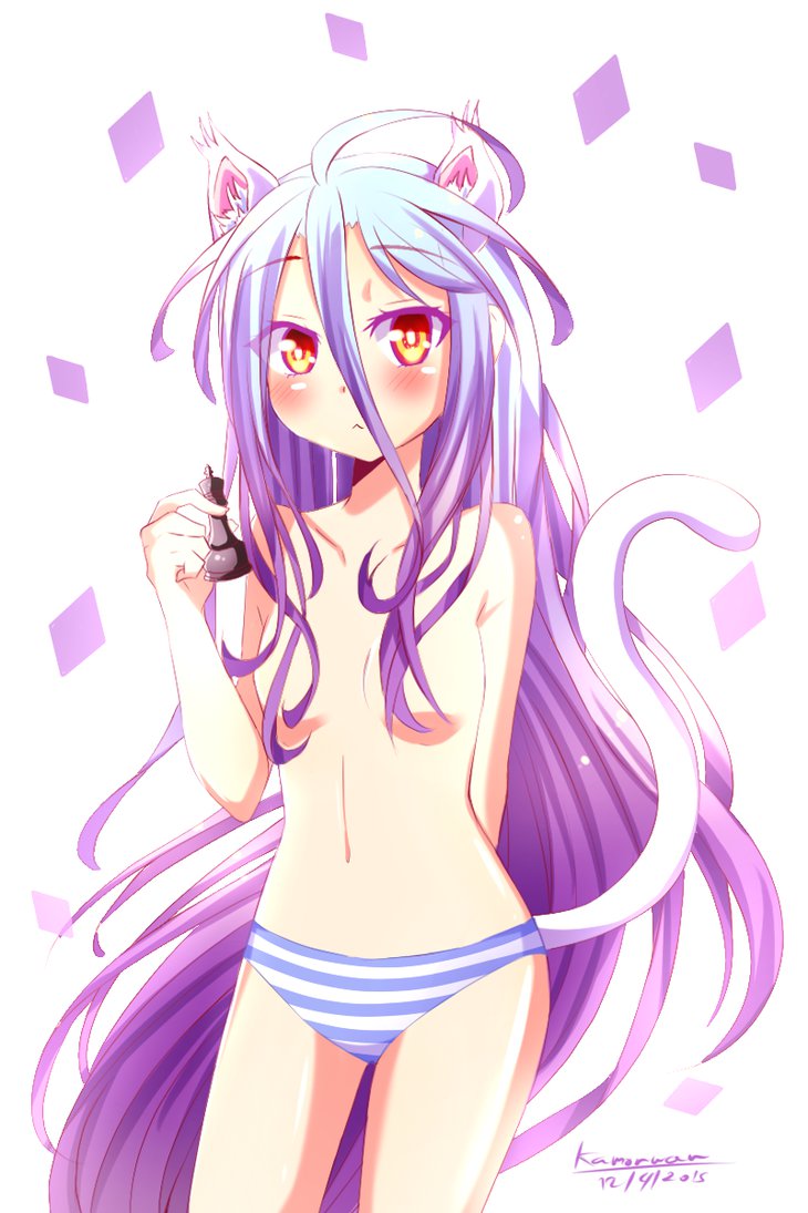 GeniusLoli's tweet image. #LewdRP #Caturday

Shiro looked up as she wore the costume. Apparently it was a sort of event. Caturday... Seemed a bit dumb but she went along with it anyway.