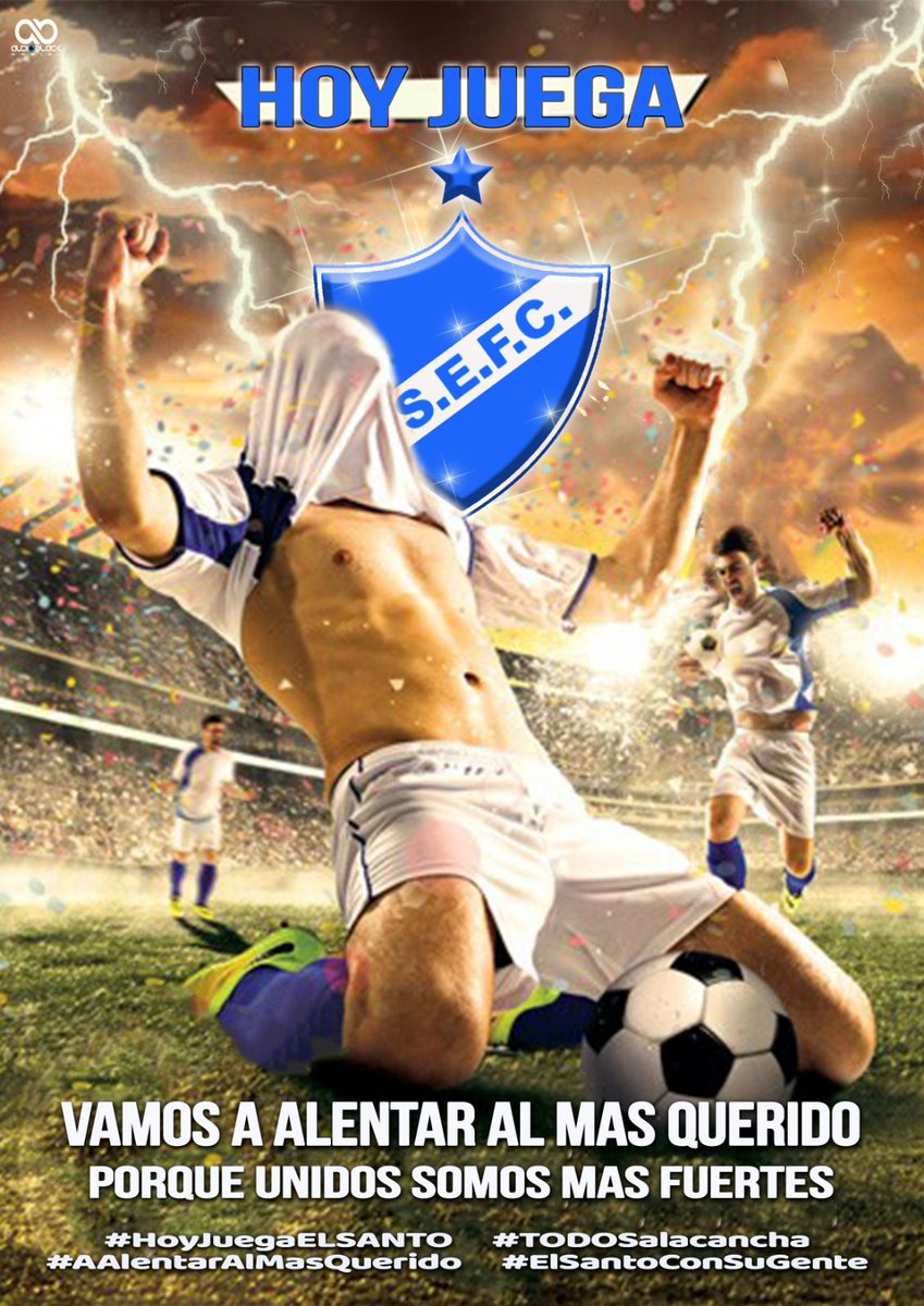 SANEUGENIOFC's tweet photo. #InfoSanto | #HoyJuegaElSanto
Hoy no puedo, JUEGA LA BLANCA!
1er partido de la liguilla.
#Hoy
🏟Matías González🏟
⏰19:30
💙🏳#SanEugenio🏳💙
🆚
⚪💚#Independencia💚⚪

Vamos todos al estadio!!!
#TodosALaCancha
#AMuerteConElPlantel
#SEFC2018 https://t.co/MkRA9RCRDT