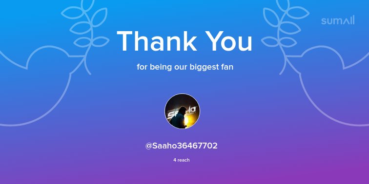Darling_lokesh_'s tweet photo. Our biggest fans this week: @Saaho36467702. Thank you! via https://t.co/LXeLGlEx2A https://t.co/lZu61hRTQI