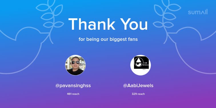 JeweleryInforma's tweet photo. Our biggest fans this week: @pavansinghss, @AabiJewels. Thank you! via https://t.co/yOLR8xi0Kr https://t.co/NeY4tkjUK6