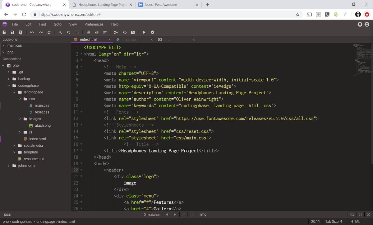 wainwrightollie's tweet image. Headphones landing page project
#CodingPhase #365codingphasechallenge #thecodingway #codechallenge