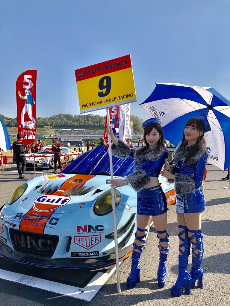 GulfRacingJP's tweet photo. 【2018 AUTOBACS SUPER GT Round8　MOTEGI GT 250km RACE GRAND FINAL】9号車 PACIFIC with Gulf Racingは20番手からのスタートになります！スタートドライバーは石川京侍選手です。応援宜しくお願い致します📣 https://t.co/X6s33oynIC