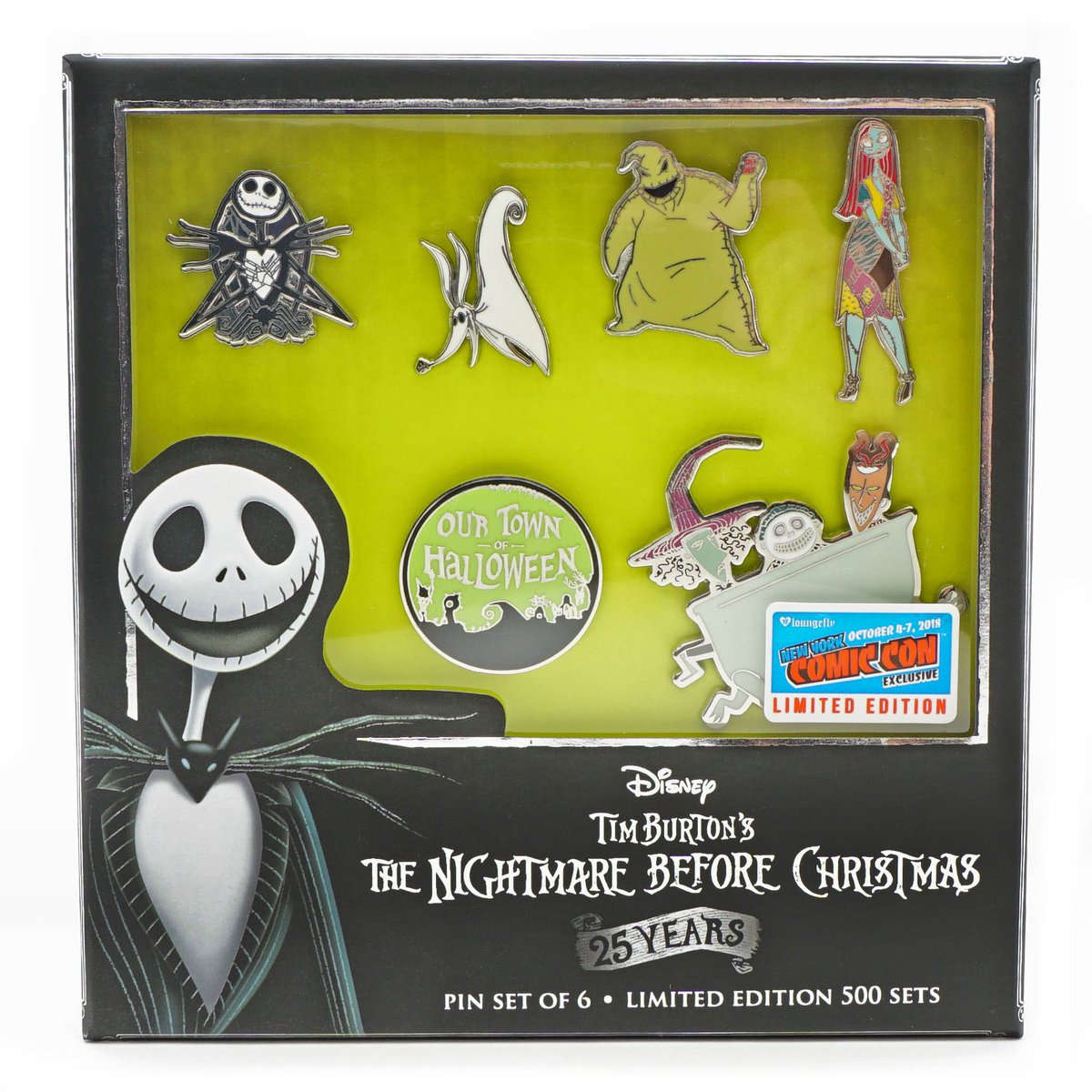 RT & follow @OriginalFunko for the chance to win this @Loungefly NYCC exclusive #Nightmare25 pin set!