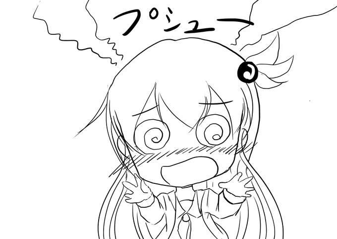@kancolle1549 テンパった如月ちゃん 