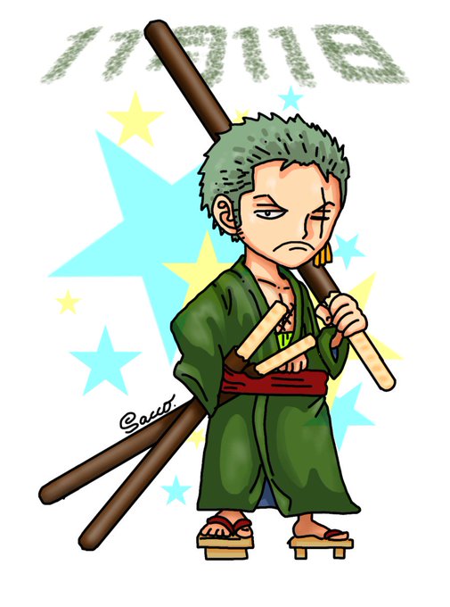 ゾロの誕生日のtwitterイラスト検索結果
