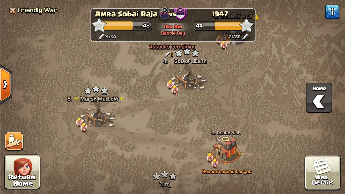 ASR_COC's tweet photo. Week 6 going on ...gl - 1947 @EliteWarLeague #clashofclans #ewl https://t.co/DdMpNgfrnn
