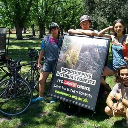 heir_to_eris's tweet photo. "Why are you doing this?"

"Because we are hopeful, hopeful that @DanielAndrewsMP will hear us and take some action."

#gfnp #hope #VoteForests #vicvotes2018 #ClimateActionNow https://t.co/xvKk1EvFm8