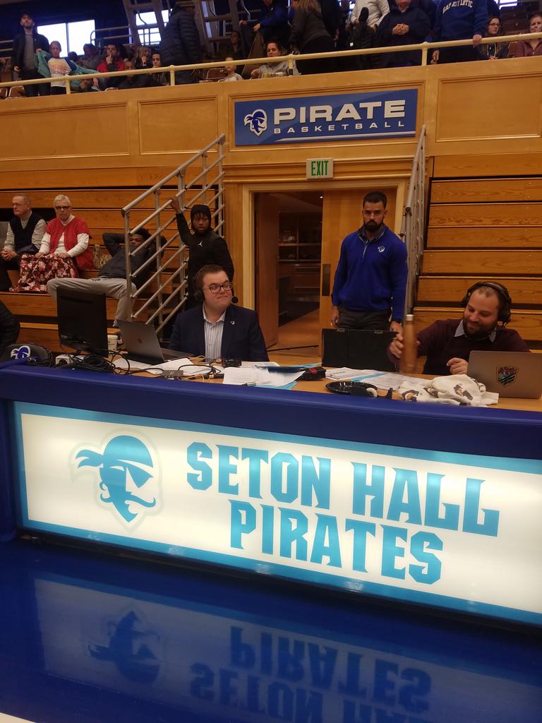 ryanpmulvaney's tweet image. The incomparable @John_Fanta on the call at @SHUWBB today at Historic Walsh Gymnasium on the campus of Seton Hall University #JohnFanta #HALLin #HALLdrip