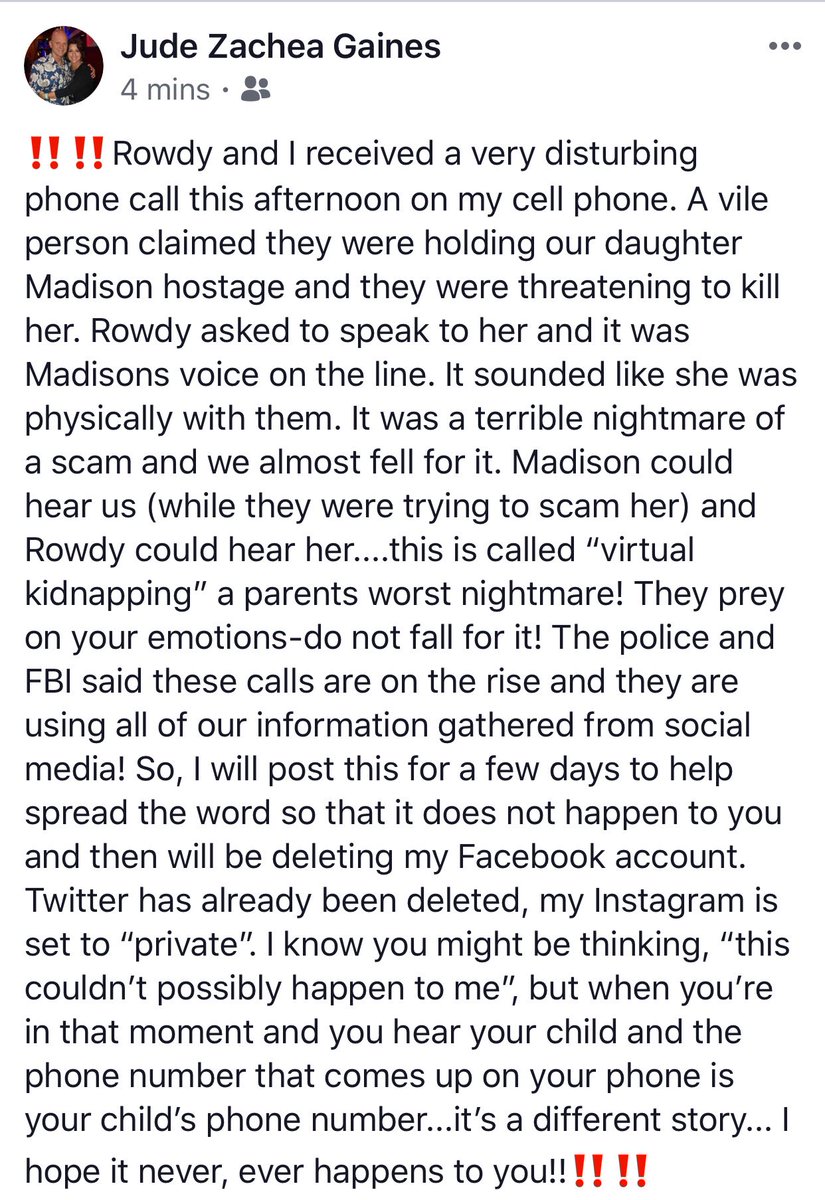 I fell for this and it was horrific:  
 BE ON THE ALERT! It’s a scam in the worst way: