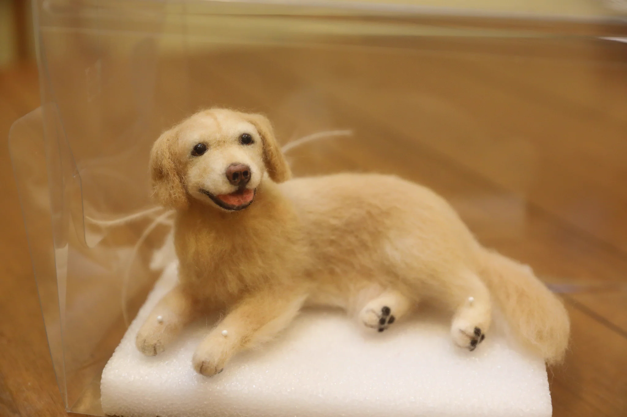 亡くなる前にブラッシングした毛で作ったわんちゃんの人形がリアルで泣ける。