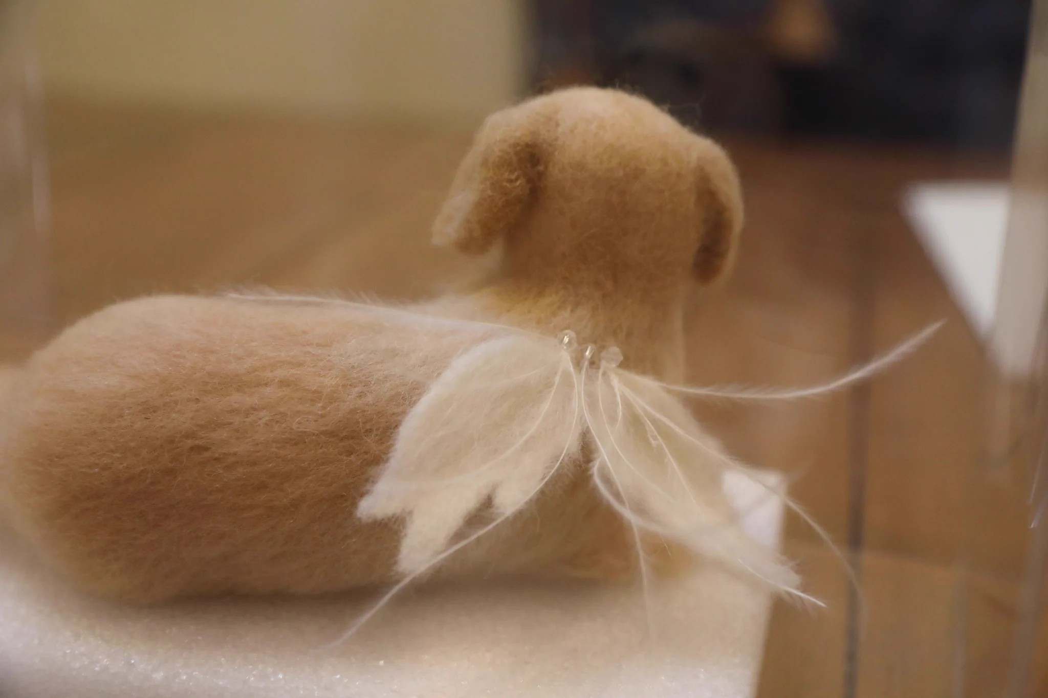 亡くなる前にブラッシングした毛で作ったわんちゃんの人形がリアルで泣ける。