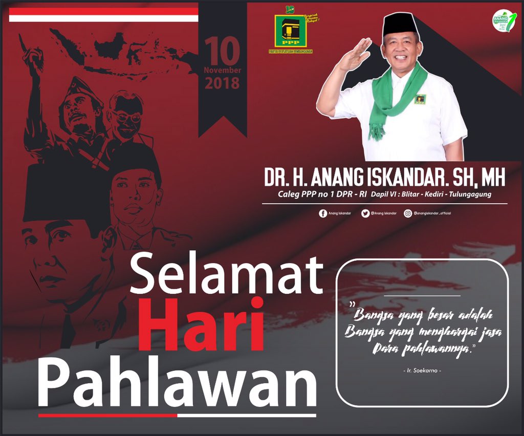 Hormat kepada pahlawan kepada pendahulu yang berjasa pada nusa bangsa dan agama