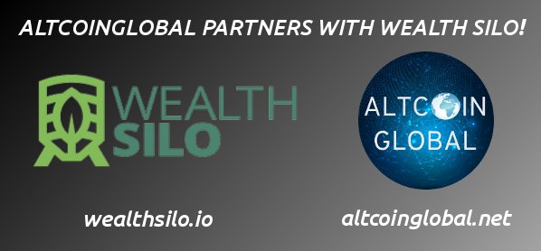 altcoinglobal's tweet image. I'm happy to announce #AltcoinGlobal has partnered with #WealthSilo! We will be doing some WEALTH airdrops tomorrow in the AG discord server to celebrate! Be sure to follow @wealthsilocoin and join AG to take part in the airdrops: discord.gg/B2PXfkH
