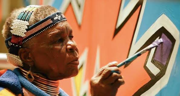 This should be trending! Happy Birthday Dr Esther Mahlangu turning 83 years. Ndebele artist and global icon, the world is beyond blessed with her incredible talent! ❤ #EstherMahlangu