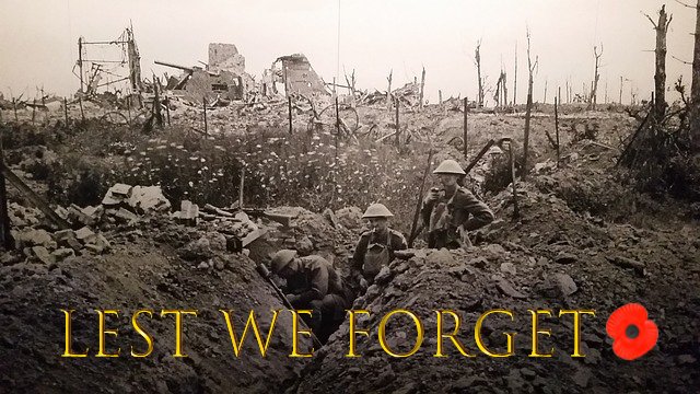 #RemembranceDay2018