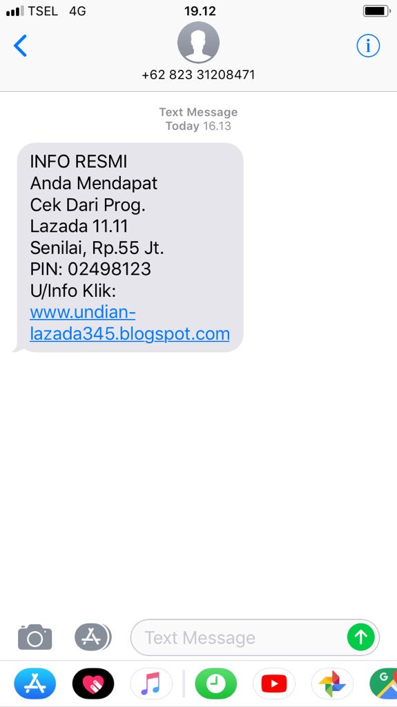 Telkomsel En Twitter Baik Mengenai Sms Penipuan Bisa