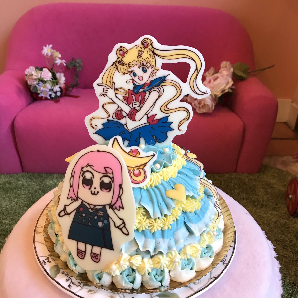 セーラームーンケーキ