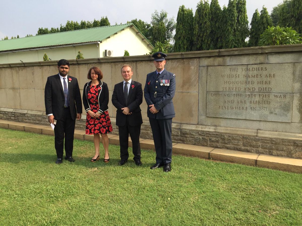 grai007's tweet photo. #Armistice100 #OurWorkContinues  Remembrance Day held in #MadrasWarCemetery Excellent work by team Madras @CWGC @rabi_cwgc @RodCarkett @SiJFletch @richhills68 @ https://t.co/tqI500FXfH