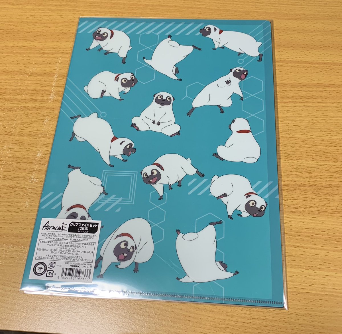 小庵 春 クリアファイル4種です キービジュアル ガリバー アネモネ エウレカです はいアネモネかわいいです はい エウレカかわいいです エウレカ アネモネ