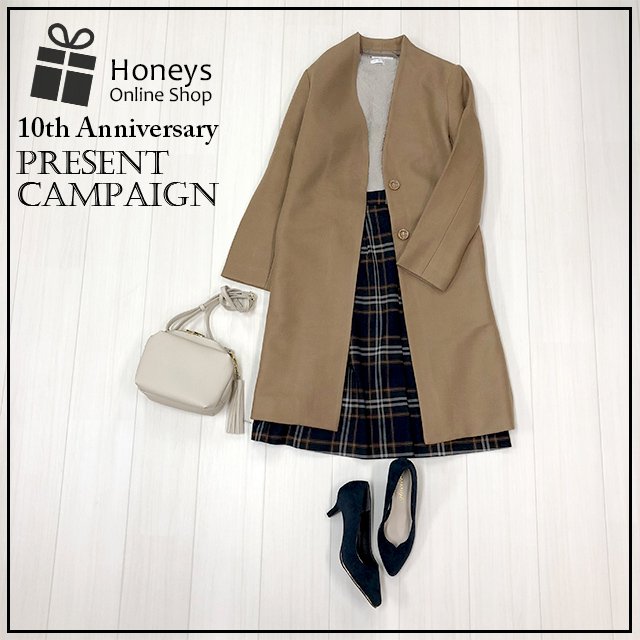 echoneys's tweet photo. オンラインショップ10周年記念
コーデまるごとプレゼントキャンペーン!
＼コーデ第5弾／
@echoneysをフォロー&amp;このツイートをRTするだけ!
1日2コーデ×5日間
抽選で１コーデにつき１名 計10名様にプレゼント♡

詳細はコチラhttps://t.co/0WiGu4BXxp
#Honeysオンライン10周年 #フォローRTキャンペーン https://t.co/H2oCNdVZHW