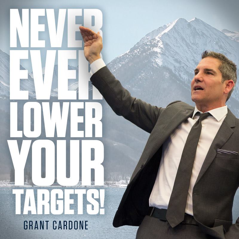 Lowering your target is giving up #NeverQuit