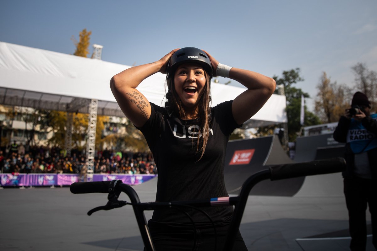 Big air-time, technical tricks... Congratulations to our new @UCI_BMX_FS World Champions @perrisbenegas and Justin Dowell! It will be an incredible event to watch in @Tokyo2020 @Olympics #Chengdu2018