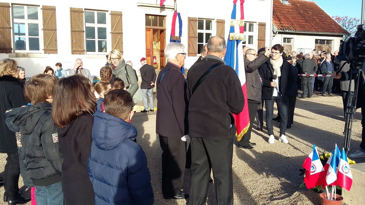 Sorans Les Breurey : l'inauguration du monument à  l'occasion du centenaire de la grande guerre. Un bel hommage