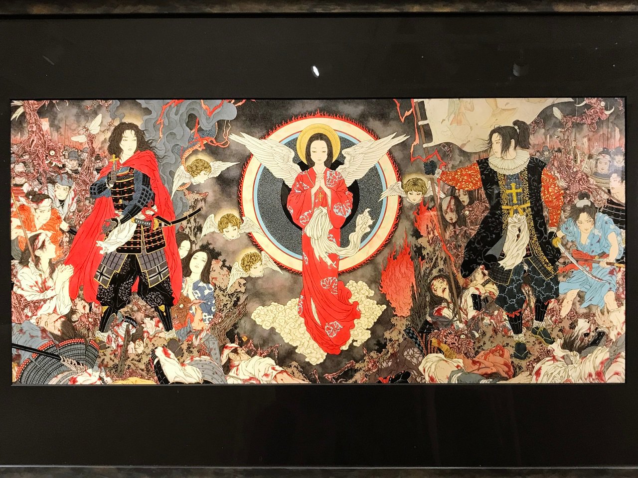 坂本葵 在 Twitter 上 山本タカト展 ノスフェラトゥ 会場内は撮影可 天草四郎時貞 島原之乱合戦之図 04年 とても好きなこの作品も観られてよかった T Co Youjhak6zf Twitter