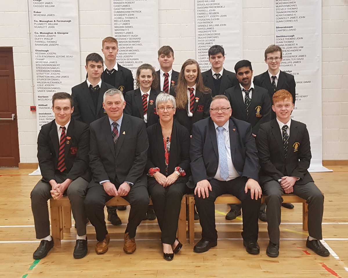 doogarry's tweet photo. We had a joint #Memorial service Friday w @stmacartans to remember the over 500 young men from Co Monaghan who never returned home from #WWI https://t.co/FcMJR0AHeh