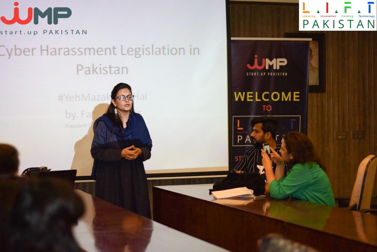 'Cyber Harassment Legislation' Introductory session by Ms. Farah Bashir
#CyberHarrasment #LiftPk18 #JumpStartPakistan