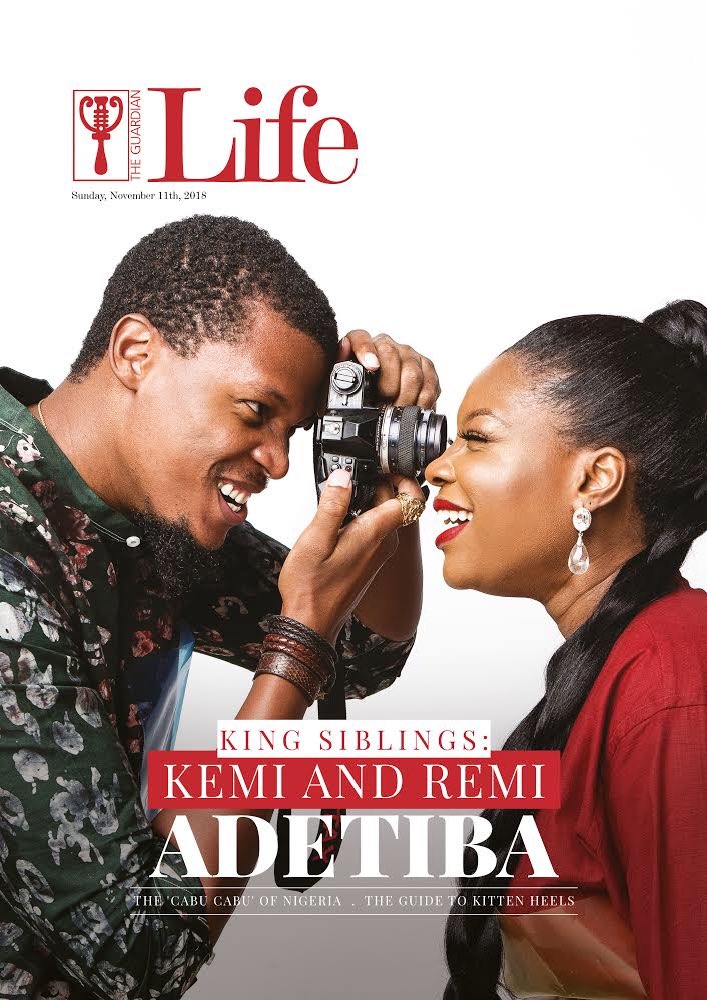 Kemi Adetiba and brother Remi Adetiba cover GuardianlifeMagazine latest Issue