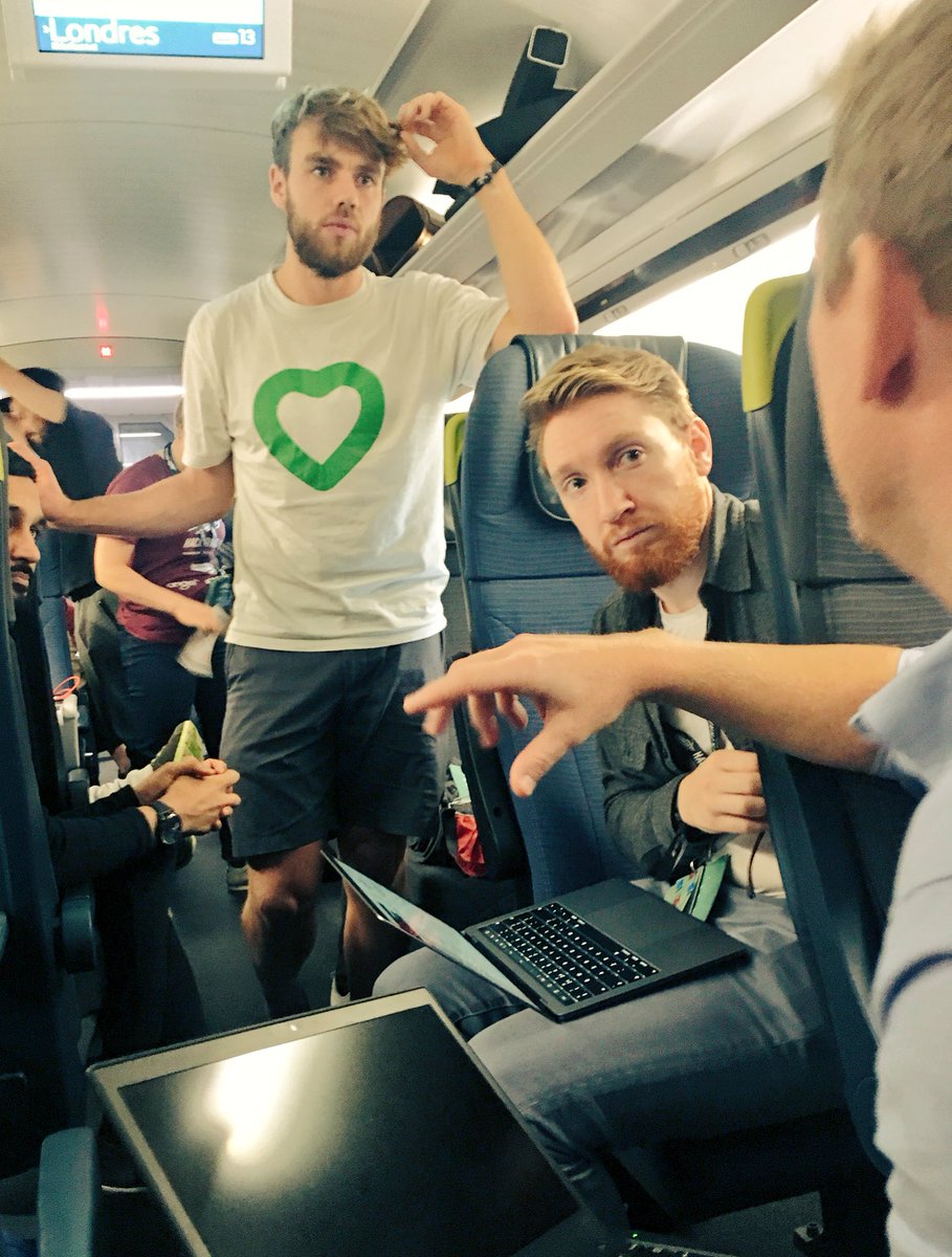 hackpartners's tweet image. Teams on #EUtrain are refining  their pitches 75m under the sea...! 🦑🐟
Only a few hours of hacking left before the finals of #HackTrain5