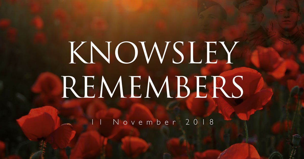 KnowsleyCouncil's tweet image. They shall grow not old, as we that are left grow old:
Age shall not weary them, nor the years condemn.
At the going down of the sun and in the morning
We will remember them.
#RemembranceDay2018 #KnowsleyRemembers