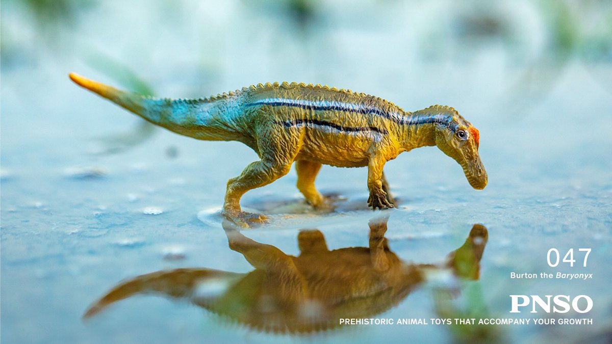 PNSO rare kinder Baryonyx Age of Dinosaur Figure museum model BNIB 
