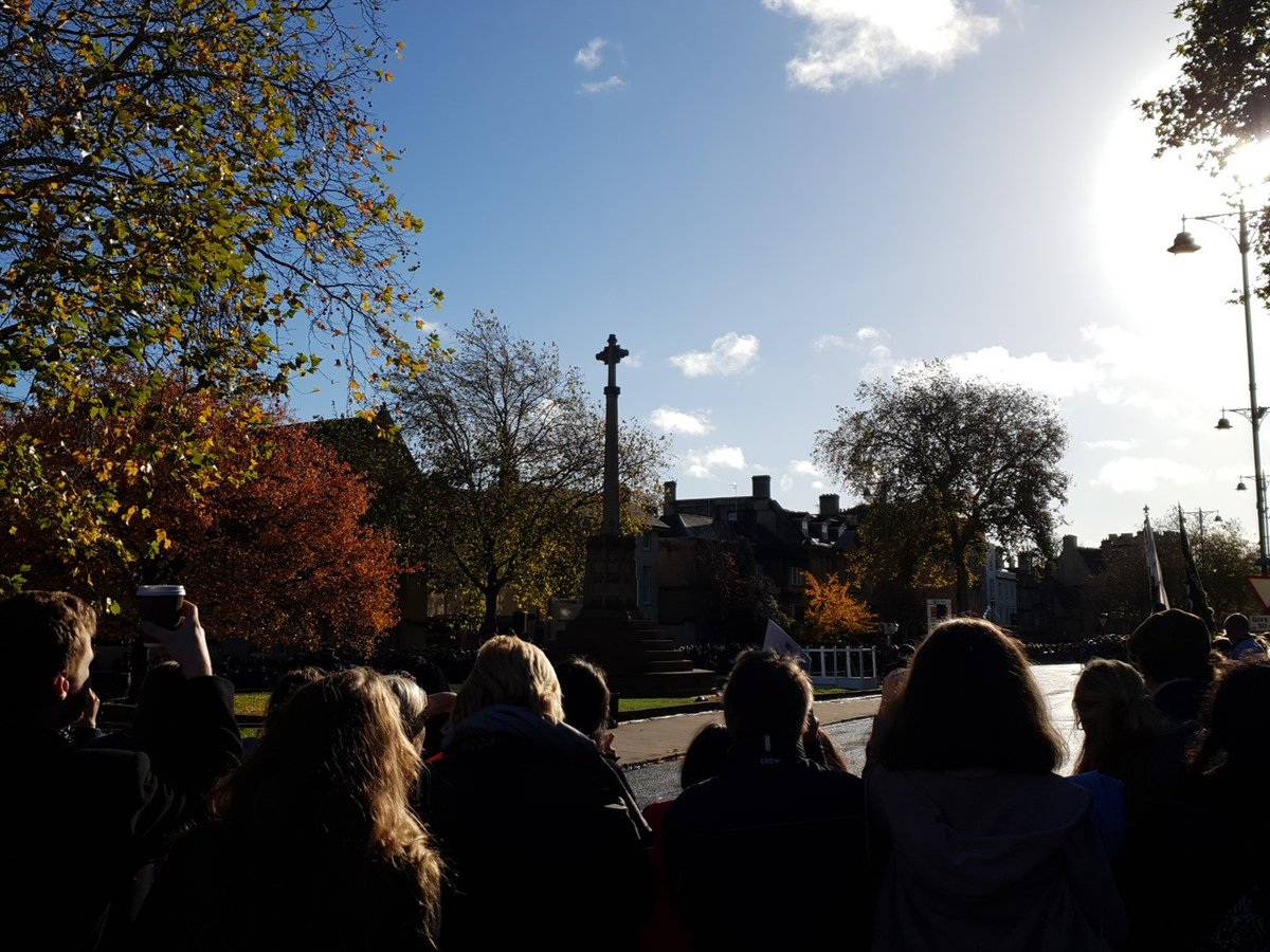 The parade will see serving and former members of the armed forces march to the St Giles' War Memorial where the service will take place