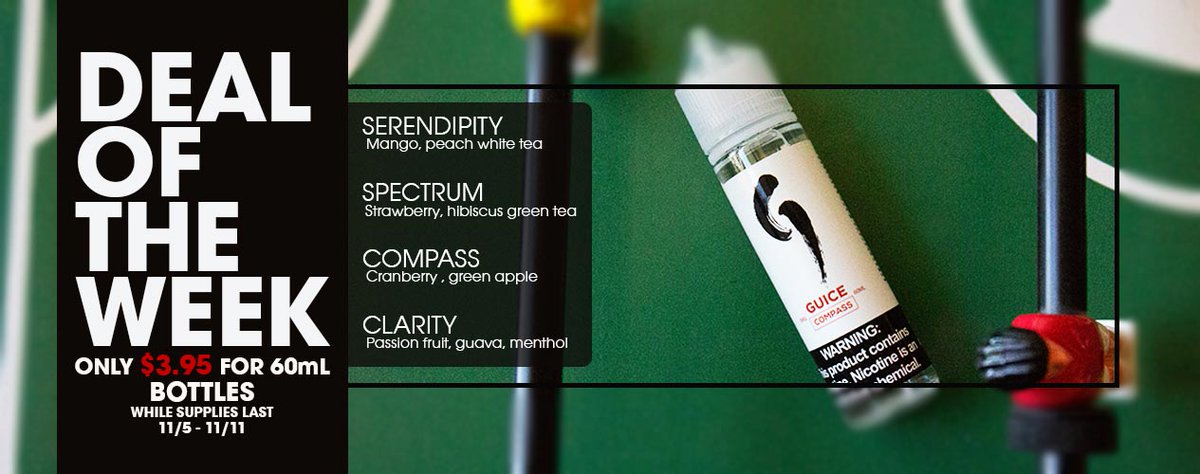 Last chance to get the Guice line for just $3.95 for 60ml &amp; FREE pod systems - mailchi.mp/09eecafce318/g…