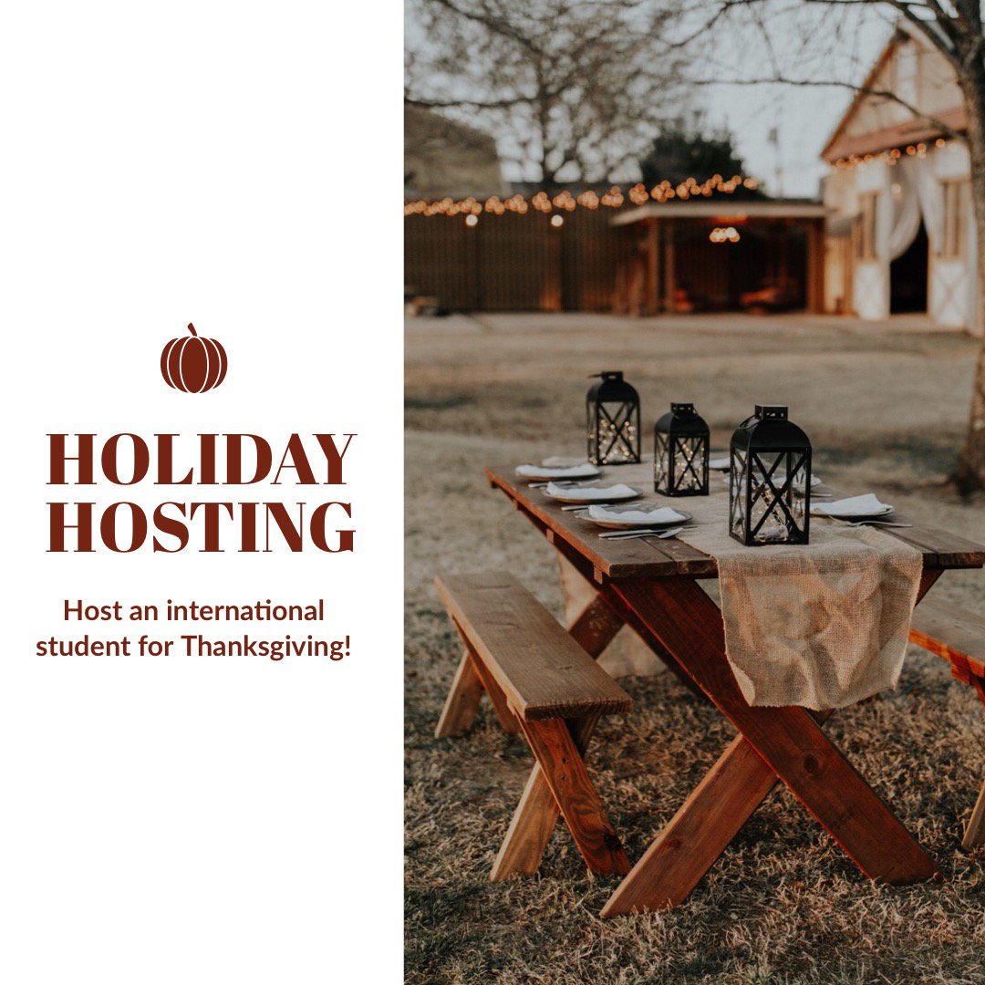 If you would like to use your Thanksgiving table to develop a friendship with an international student, head over to summitrdu.com/events  to learn more about Holiday Hosting! 

 #serverdu #welcomerdu <a href="/SummitNDC/">North Durham Campus</a> <a href="/SummitDowntown/">The Summit</a> <a href="/SummitRDU/">The Summit Church</a>