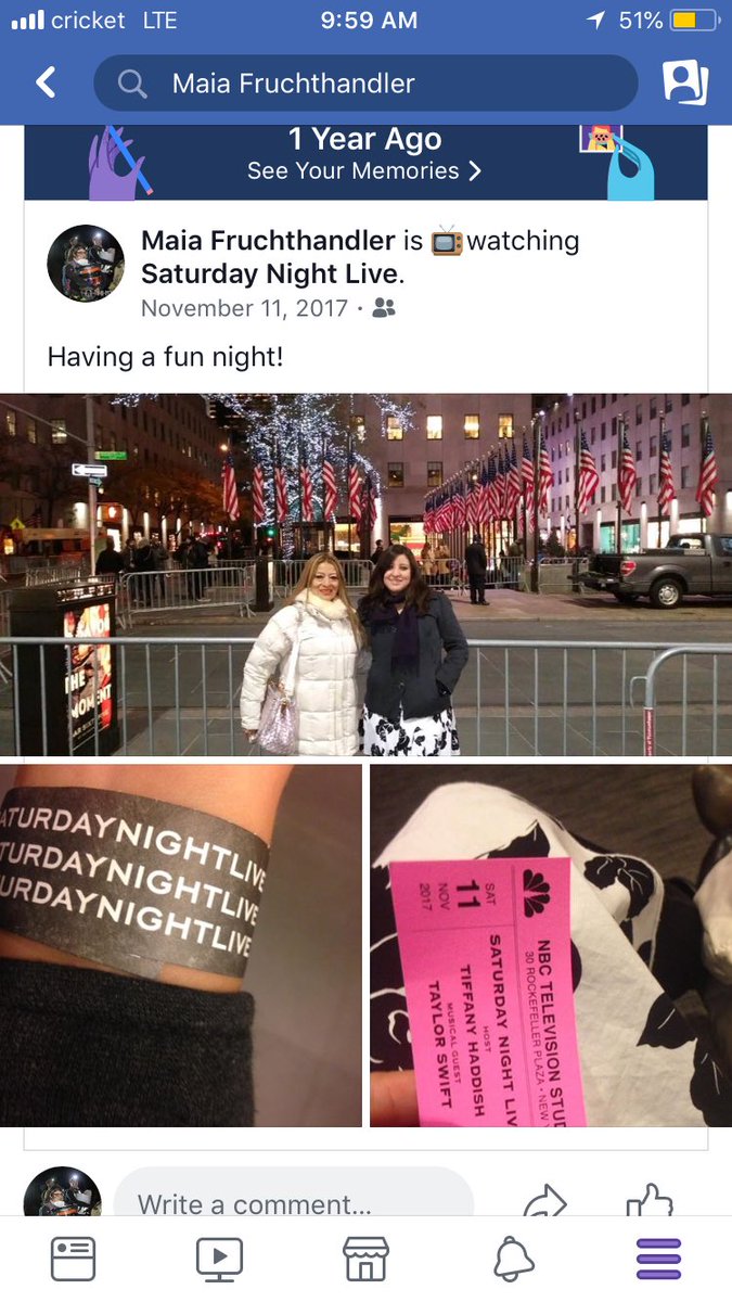 MaiaPapaya21's tweet photo. One year ago today I saw @taylorswift13 perform Ready for It? And Call It What You want for the first time at SNL. It’s a experience I’ll never forget. ❤️ #reptourpasadena #reptourglendale #repTourArlington #repuationstadiumtour #TaylorSwift #TaylorNation @taylornation13 https://t.co/o97gRx8b0D