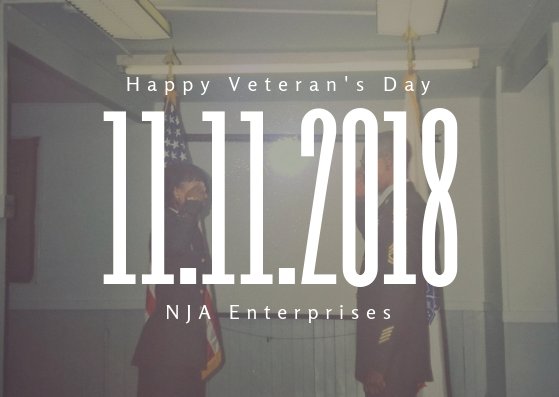 NJAEnterprises's tweet photo. To all the Veterans: I salute you! Thank you for your service!
#VeteransDay #VeteransDay2018 #VeteransDayWeekend https://t.co/uvymL0vGZA